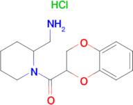 (2-Aminomethyl-piperidin-1-yl)-(2,3-dihydro-benzo[1,4]dioxin-2-yl)-methanone hydrochloride