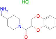 (4-Aminomethyl-piperidin-1-yl)-(2,3-dihydro-benzo[1,4]dioxin-2-yl)-methanone hydrochloride