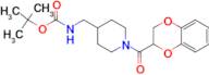 [1-(2,3-Dihydro-benzo[1,4]dioxine-2-carbonyl)-piperidin-4-ylmethyl]-carbamic acid tert-butyl ester