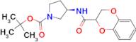 (R)-3-[(2,3-Dihydro-benzo[1,4]dioxine-2-carbonyl)-amino]-pyrrolidine-1-carboxylic acid tert-butyl …