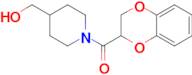 (2,3-Dihydro-benzo[1,4]dioxin-2-yl)-(4-hydroxymethyl-piperidin-1-yl)-methanone