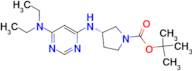 (S)-3-(6-Diethylamino-pyrimidin-4-ylamino)-pyrrolidine-1-carboxylic acid tert-butyl ester