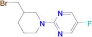 2-(3-Bromomethyl-piperidin-1-yl)-5-fluoro-pyrimidine