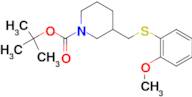 3-(2-Methoxy-phenylsulfanylmethyl)-piperidine-1-carboxylic acid tert-butyl ester