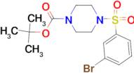 4-(3-Bromo-benzenesulfonyl)-piperazine-1-carboxylic acid tert-butyl ester