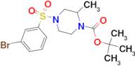 4-(3-Bromo-benzenesulfonyl)-2-methyl-piperazine-1-carboxylic acid tert-butyl ester