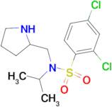 2,4-Dichloro-N-isopropyl-N-pyrrolidin-2-ylmethyl-benzenesulfonamide