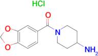 (4-Amino-piperidin-1-yl)-benzo[1,3]dioxol-5-yl-methanone hydrochloride