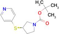 (R)-3-(Pyridin-4-ylsulfanyl)-pyrrolidine-1-carboxylic acid tert-butyl ester