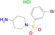 1-(3-Bromo-benzenesulfonyl)-piperidin-4-ylamine hydrochloride