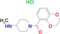 (2,3-Dihydro-benzo[1,4]dioxin-5-yl)-(4-methylamino-piperidin-1-yl)-methanone hydrochloride