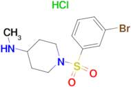 [1-(3-Bromo-benzenesulfonyl)-piperidin-4-yl]-methyl-amine hydrochloride