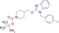 4-[1-(4-Fluoro-benzyl)-1H-benzoimidazol-2-yloxymethyl]-piperidine-1-carboxylic acid tert-butyl e...