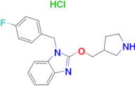 1-(4-Fluoro-benzyl)-2-(pyrrolidin-3-ylmethoxy)-1H-benzoimidazole hydrochloride