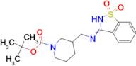3-[(1,1-Dioxo-1H-1lambda*6*-benzo[d]isothiazol-3-ylamino)-methyl]-piperidine-1-carboxylic acid tert-butyl ester