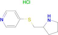 4-(Pyrrolidin-2-ylmethylsulfanyl)-pyridine hydrochloride