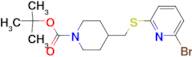 4-(6-Bromo-pyridin-2-ylsulfanylmethyl)-piperidine-1-carboxylic acid tert-butyl ester