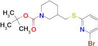 3-(6-Bromo-pyridin-2-ylsulfanylmethyl)-piperidine-1-carboxylic acid tert-butyl ester