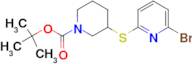 3-(6-Bromo-pyridin-2-ylsulfanyl)-piperidine-1-carboxylic acid tert-butyl ester