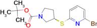 (R)-3-(6-Bromo-pyridin-2-ylsulfanyl)-pyrrolidine-1-carboxylic acid tert-butyl ester