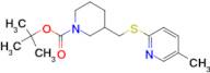 3-(5-Methyl-pyridin-2-ylsulfanylmethyl)-piperidine-1-carboxylic acid tert-butyl ester