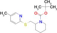 2-(5-Methyl-pyridin-2-ylsulfanylmethyl)-piperidine-1-carboxylic acid tert-butyl ester