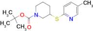 3-(5-Methyl-pyridin-2-ylsulfanyl)-piperidine-1-carboxylic acid tert-butyl ester