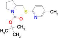 2-(5-Methyl-pyridin-2-ylsulfanylmethyl)-pyrrolidine-1-carboxylic acid tert-butyl ester