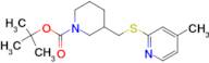 3-(4-Methyl-pyridin-2-ylsulfanylmethyl)-piperidine-1-carboxylic acid tert-butyl ester