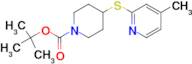 4-(4-Methyl-pyridin-2-ylsulfanyl)-piperidine-1-carboxylic acid tert-butyl ester