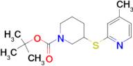 3-(4-Methyl-pyridin-2-ylsulfanyl)-piperidine-1-carboxylic acid tert-butyl ester