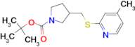 3-(4-Methyl-pyridin-2-ylsulfanylmethyl)-pyrrolidine-1-carboxylic acid tert-butyl ester