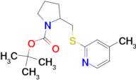 2-(4-Methyl-pyridin-2-ylsulfanylmethyl)-pyrrolidine-1-carboxylic acid tert-butyl ester