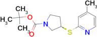 (R)-3-(4-Methyl-pyridin-2-ylsulfanyl)-pyrrolidine-1-carboxylic acid tert-butyl ester