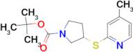 (S)-3-(4-Methyl-pyridin-2-ylsulfanyl)-pyrrolidine-1-carboxylic acid tert-butyl ester