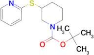 3-(Pyridin-2-ylsulfanyl)-piperidine-1-carboxylic acid tert-butyl ester