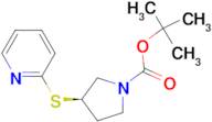 (R)-3-(Pyridin-2-ylsulfanyl)-pyrrolidine-1-carboxylic acid tert-butyl ester