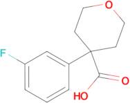 4-(3-Fluorophenyl)oxane-4-carboxylic acid