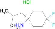 4,4-Difluoro-1-(2-methylpropyl)cyclohexan-1-amine hydrochloride