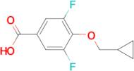 4-(Cyclopropylmethoxy)-3,5-difluorobenzoic acid