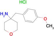 4-[(4-Methoxyphenyl)methyl]oxan-4-aminehydrochloride