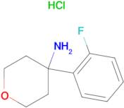 4-(2-Fluorophenyl)oxan-4-amine hydrochloride