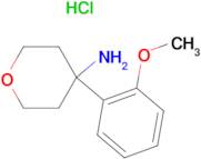 4-(2-Methoxyphenyl)oxan-4-amine hydrochloride