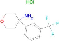 4-[3-(Trifluoromethyl)phenyl]oxan-4-amine hydrochloride