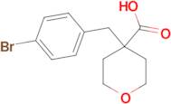 4-[(4-Bromophenyl)methyl]oxane-4-carboxylic acid