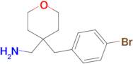 4-[(4-Bromophenyl)methyl]oxan-4-ylmethanamine