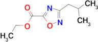 Ethyl 3-(2-methylpropyl)-1,2,4-oxadiazole-5-carboxylate