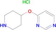 4-(Piperidin-4-yloxy)pyrimidine hydrochloride