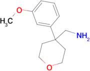 [4-(3-Methoxyphenyl)oxan-4-yl]methanamine