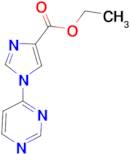 Ethyl 1-(pyrimidin-4-yl)-1H-imidazole-4-carboxylate